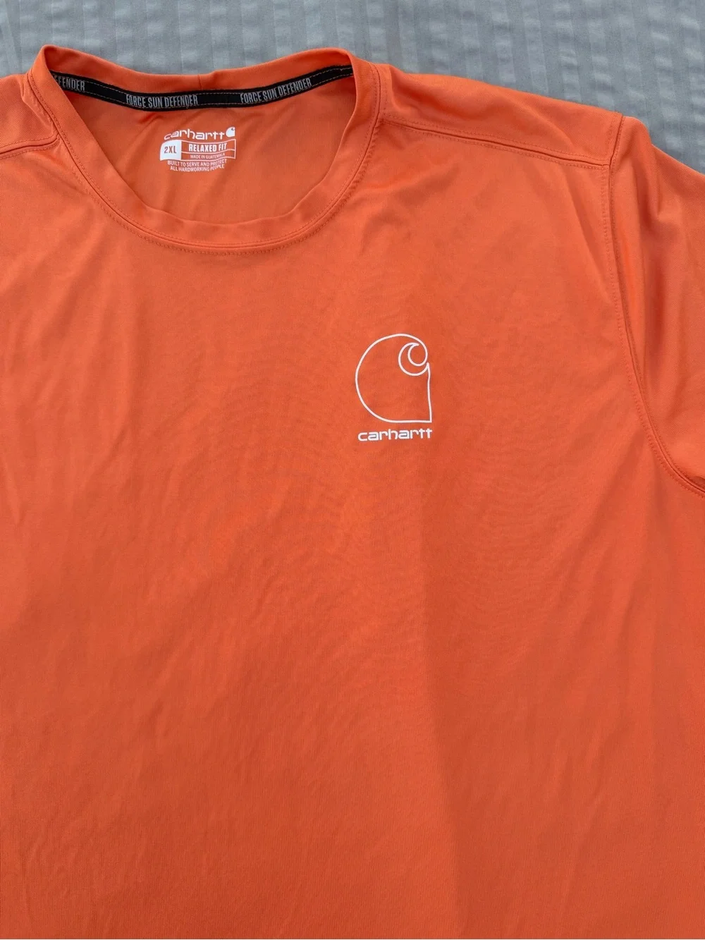 Carhartt Orange Short-Sleeve Logo Tee